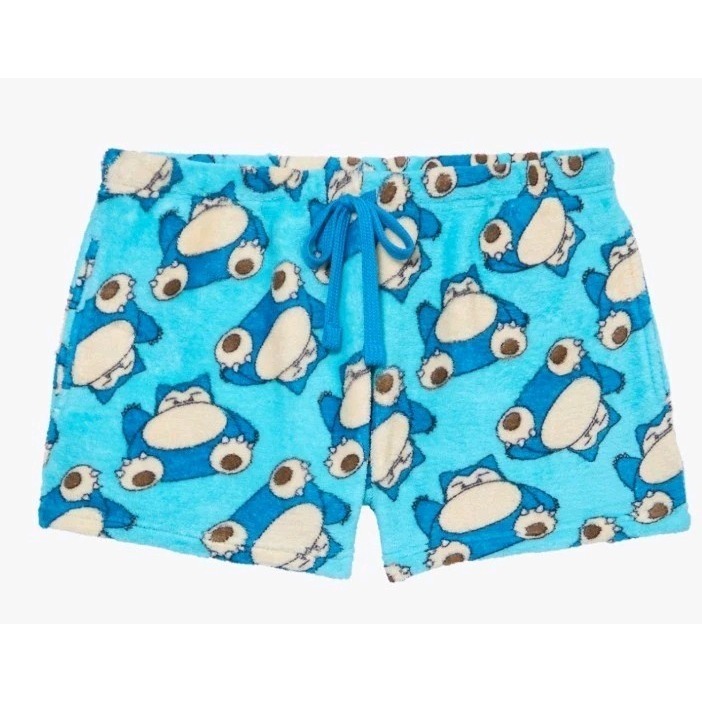 Pokmon Snorlax Allover Print Plush Sleep Shorts Boxlunch Exclusive